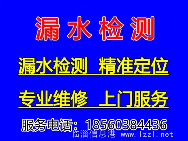 淄博精准测漏水漏水点检测暗管测漏维修精准定位